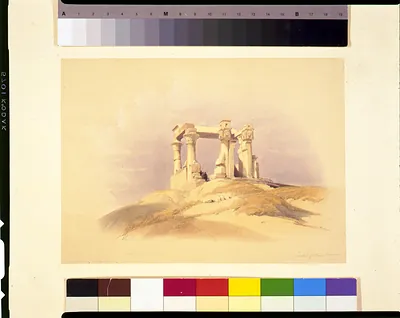 Temple of Wady Kardassy in Nubia / David Roberts, R.A.