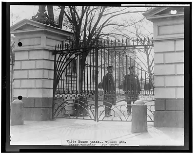 White House gates - Wilson adm.