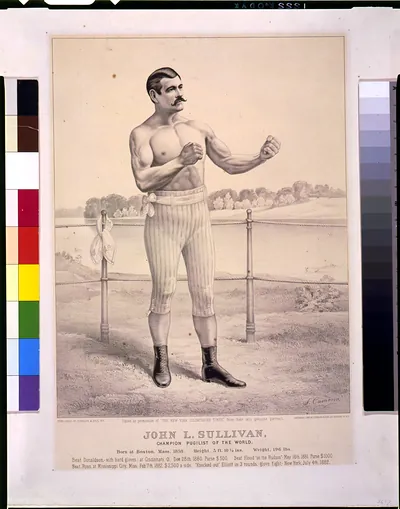 John L. Sullivan, champion pugilist of the world / J. Cameron.