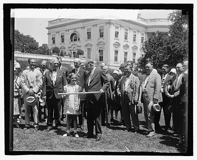 Hoover & Isaac Walton League, 7/17/29