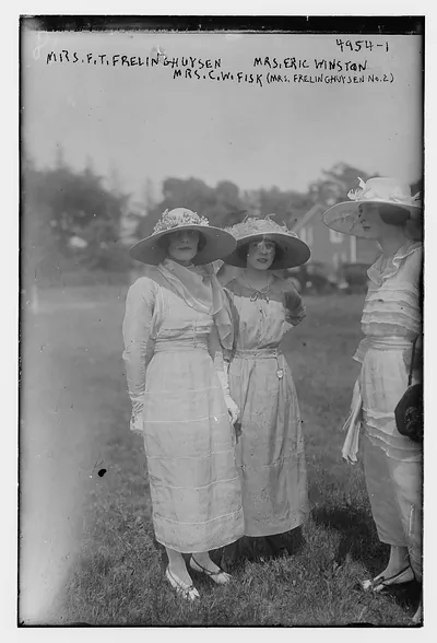Mrs. Frelinghuysen, Mrs. Winston, Mrs. Fisk