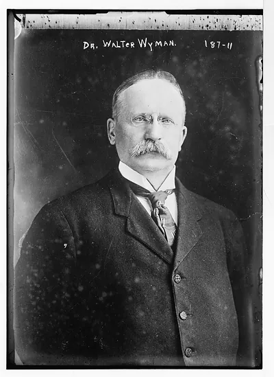 Dr. Walter Wyman, portrait bust
