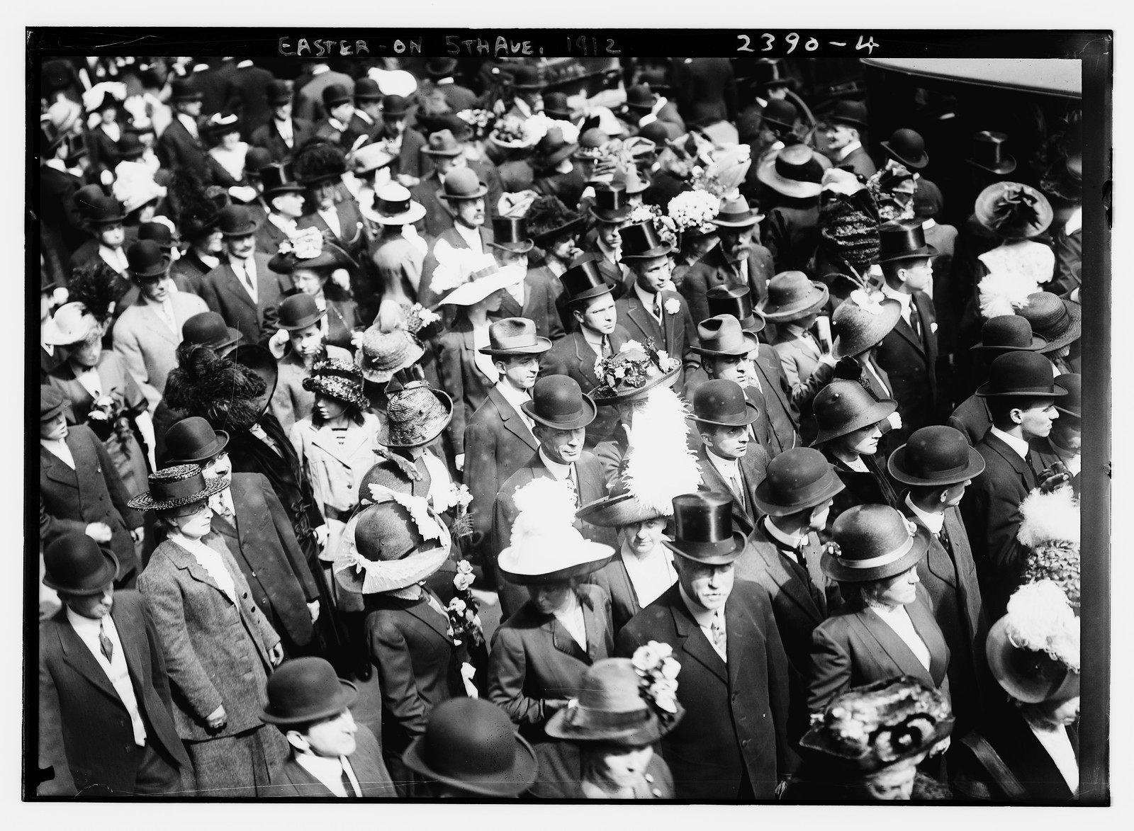 Easter - 5th Ave. 1912, 1912 — historic photograph