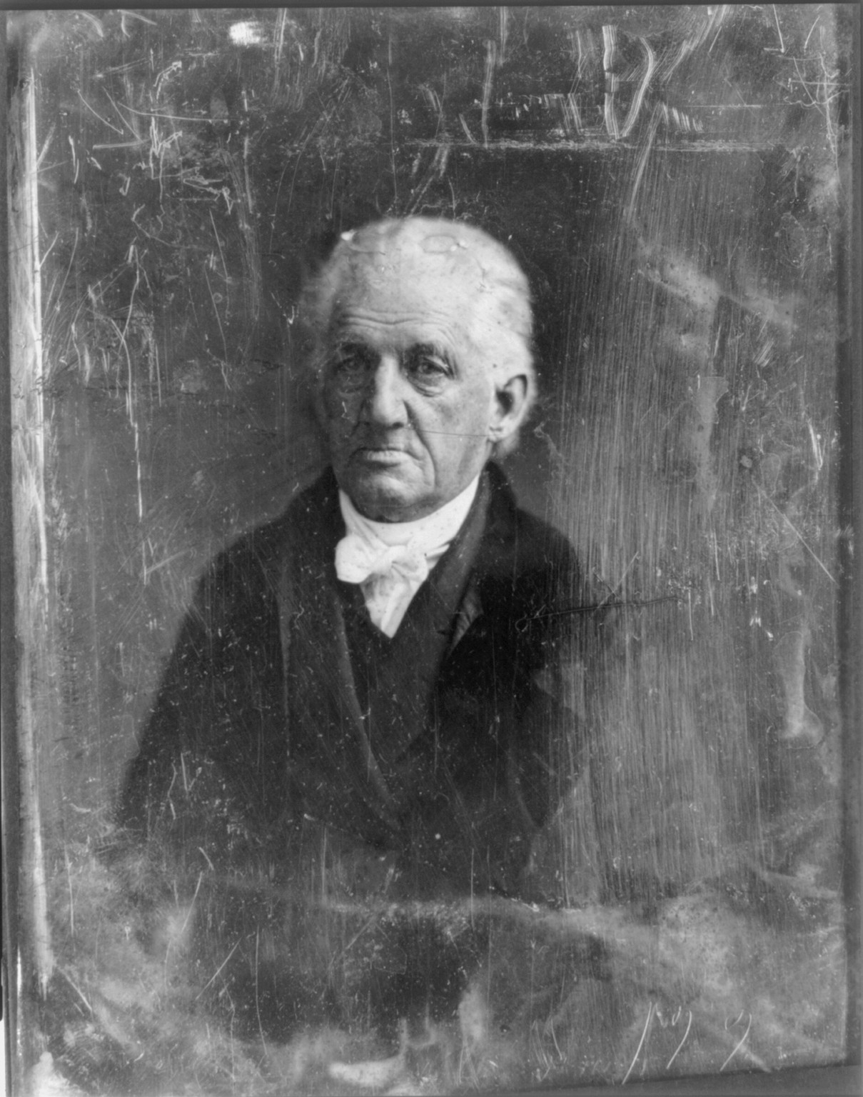 [Lyman Beecher, half-length portrait, facing front], [between 1845 and 1850] — historic photograph