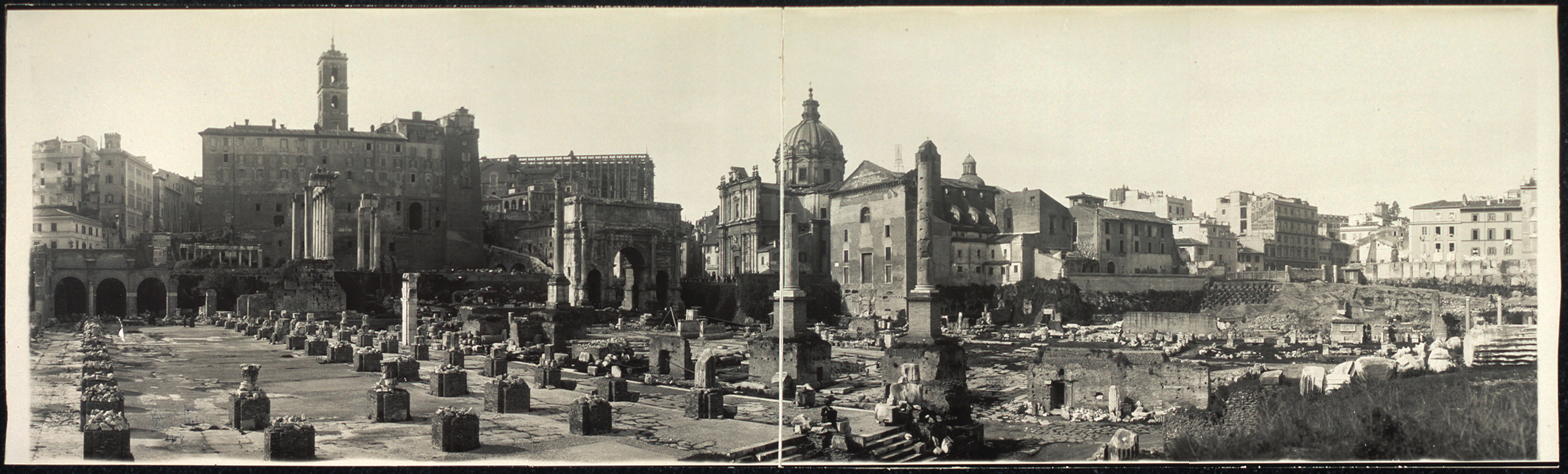 D Roman Forum looking towards Capital, Rome, Italy, 1909, 1909 — historic image