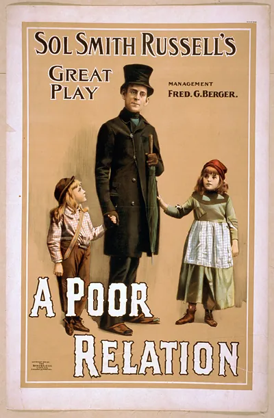 Sol Smith Russell's Great Play A Poor Relation poster