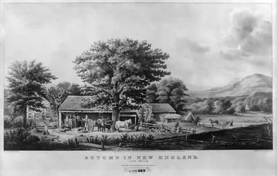Autumn in New England: cider making