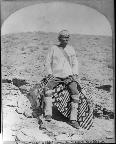 Wahreo, a Chief among the Navajoes, New Mexico.