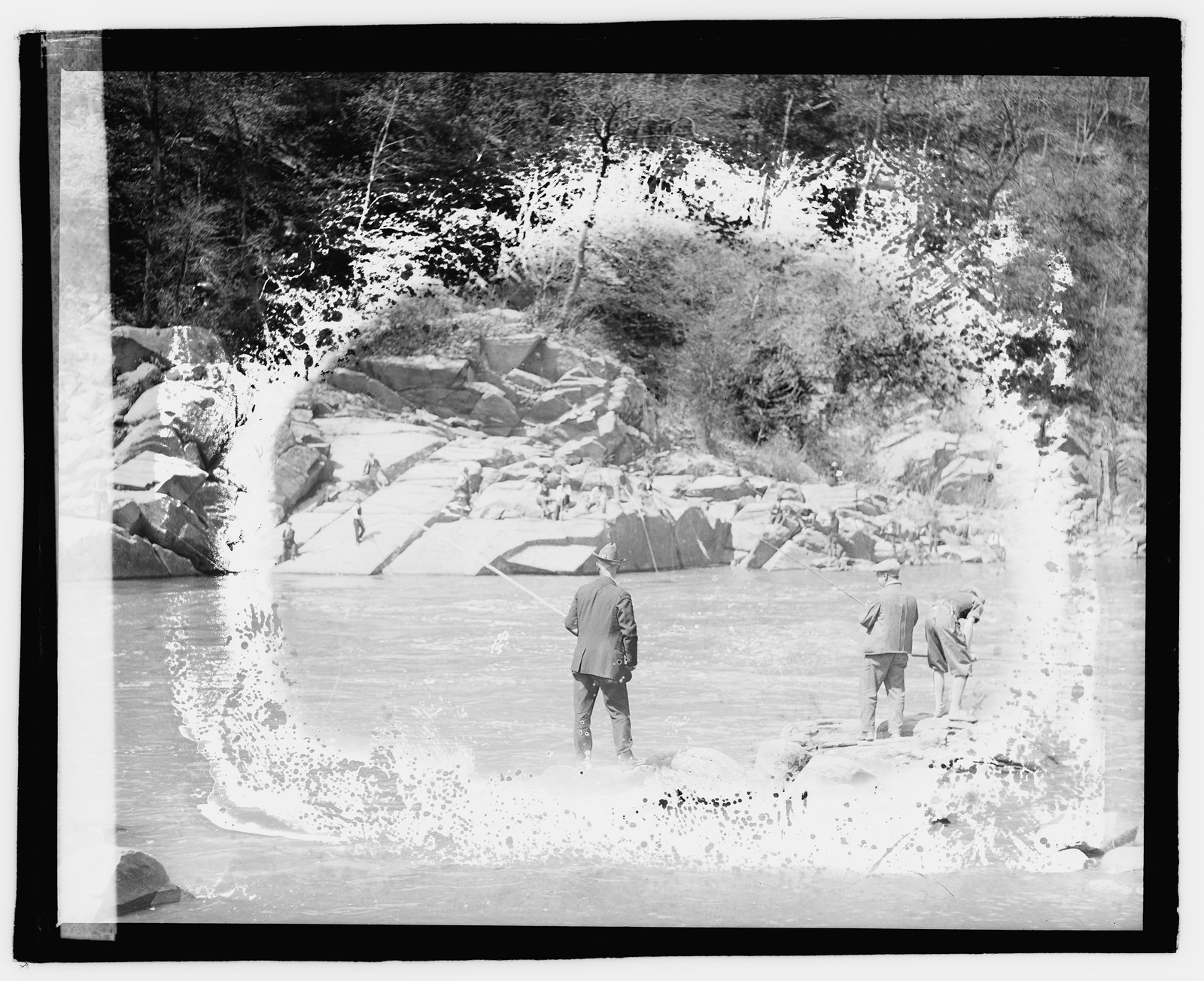 Fishing in Potomac, [1921] — historic photograph