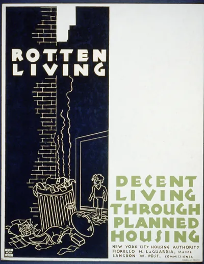 Rotten living Decent living through planned housing.