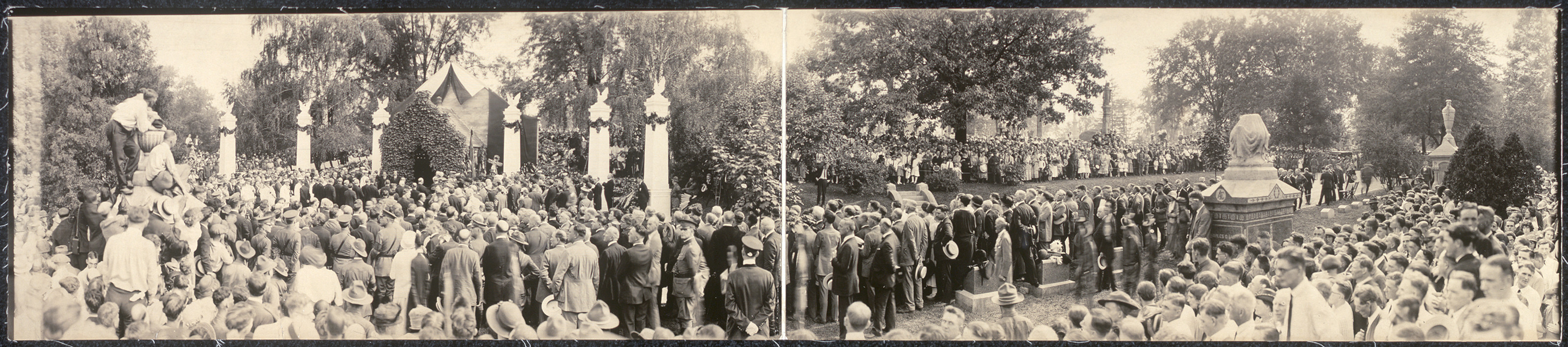 Harding Buried Marion, Ohio, 1923, 1923 — historic image