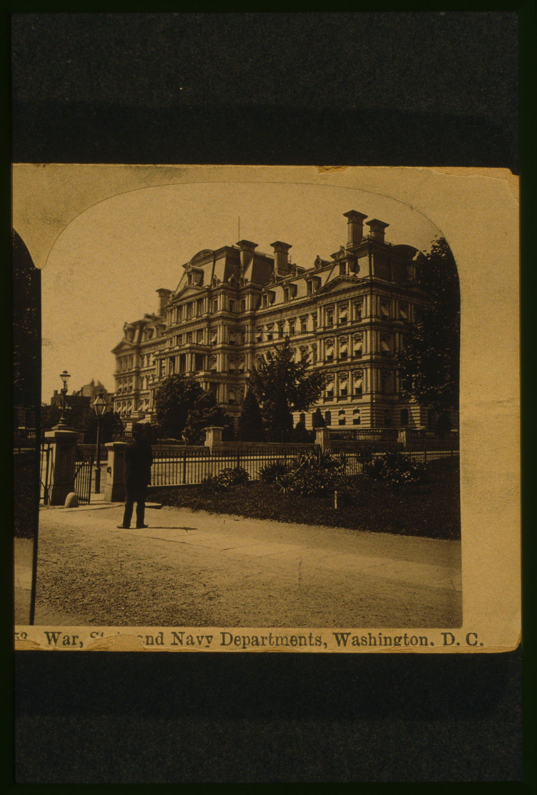 War S[tate] and Navy Departments Washington D.C., 1891 — historic photograph