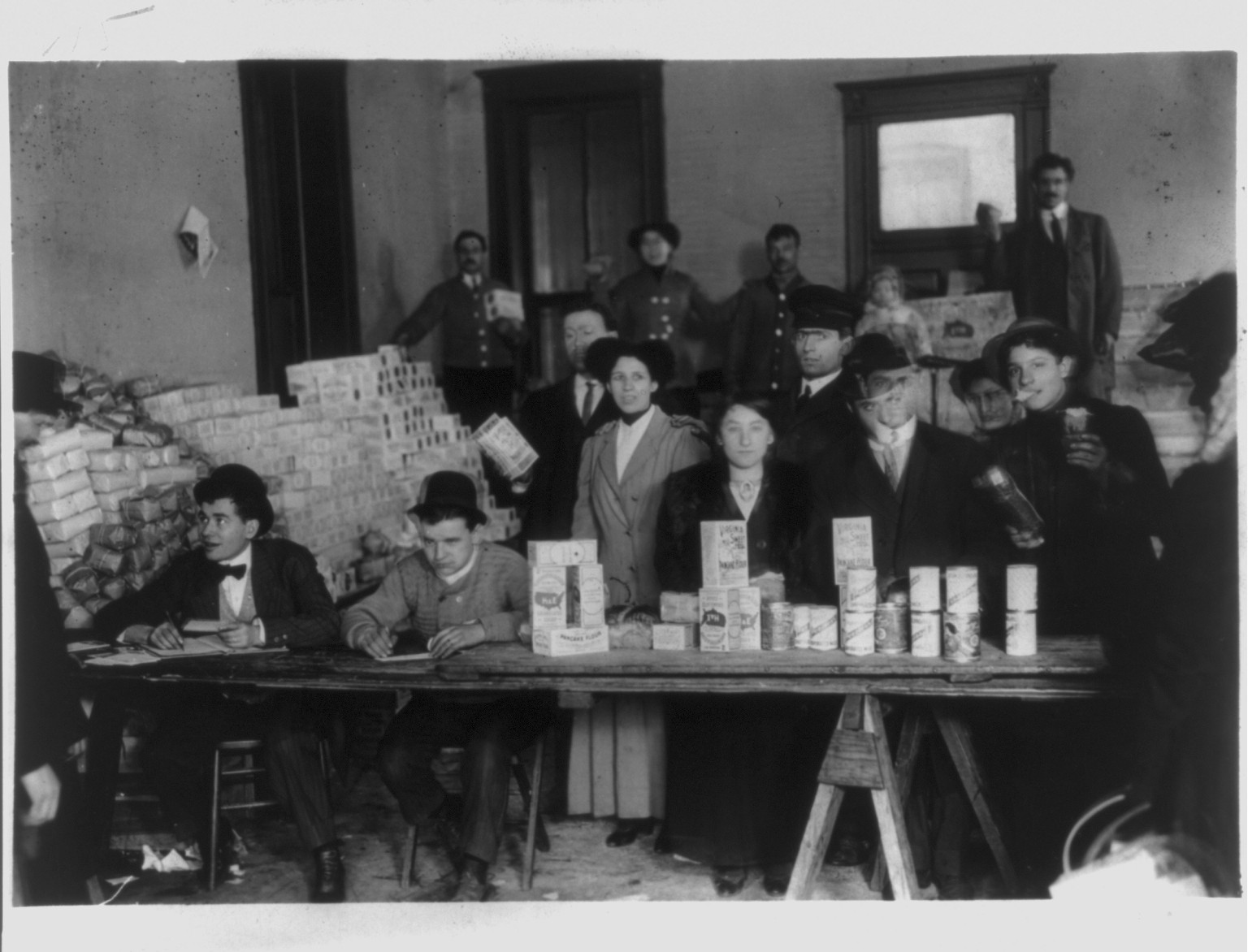 Commissary - Chicago Garment Workers Strike, 1911 — historic photograph