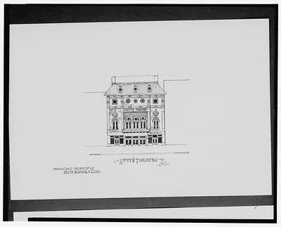 [Hoyt's Theatre, Washington St. opposite post office, South Norwalk, Connecticut] / AFD 1932.