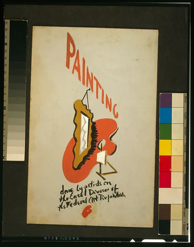 Painting done by artists on the Easel Division of the Federal Art Project, WPA