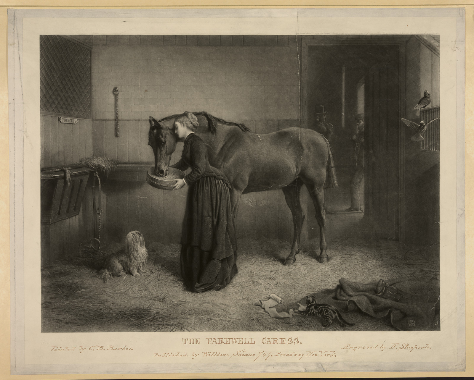 The Farewell Caress — historic image
