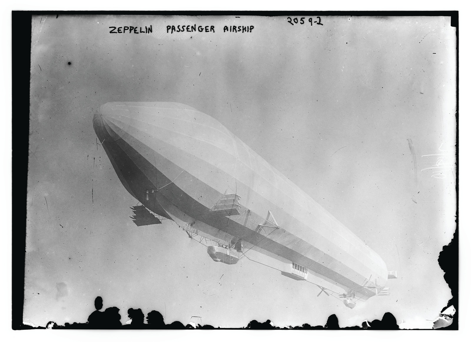 Zeppelin Passenger airplane, n/a — historic photograph
