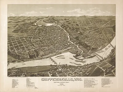 Chippewa Falls, Wisconsin, 1886