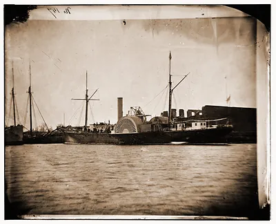 Hampton Roads Virginia (vicinity). U.S.S. MALVERN