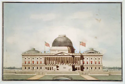 [United States Capitol, Washington, D.C. East front elevation, rendering]