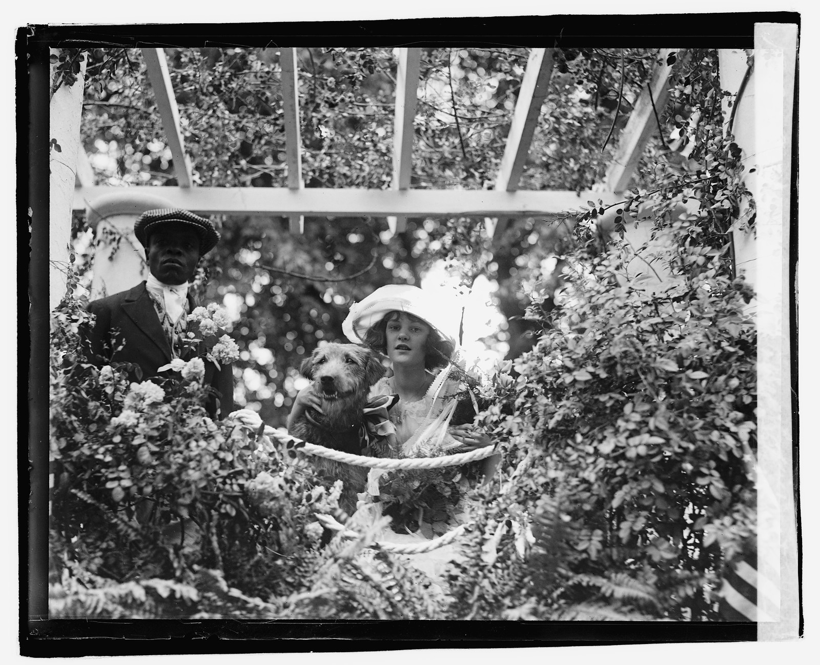Durst annual parade, Laddie Boy & Isley Randall, 5/13/21, [19]21 May 13. — historic photograph