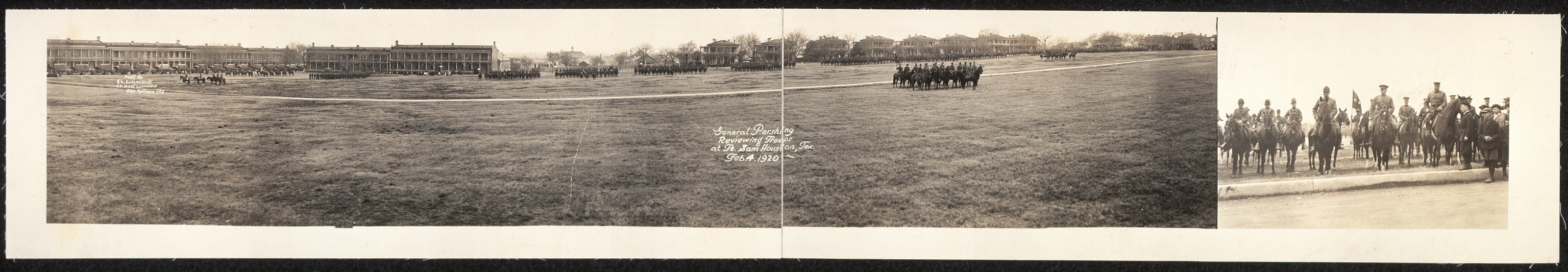 General Pershing at Ft. Sam Houston, Texas, 1920, 1920 — historic image