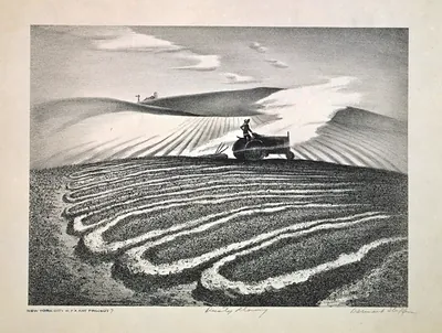 Dusty plowing / Bernard Steffen.