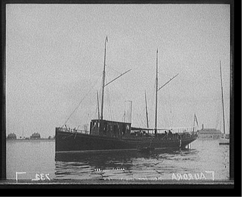 Aurora, Newport, 1899 Aug. 3. — historic photograph