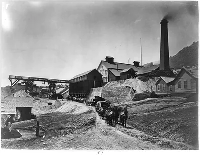Savage Works, Virginia [City], Nevada / T. H. O'Sullivan, phot.