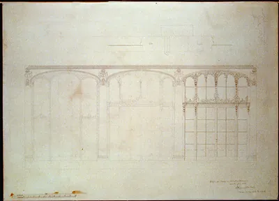 [The White House (Executive Mansion") D.C. Screen design door sash detail]"