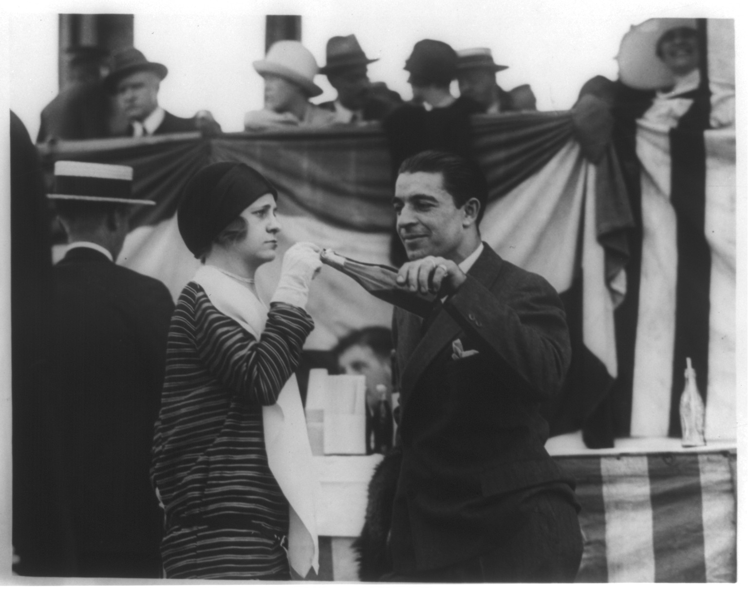 To the health of the horse show, [between 1922 and 1932] — historic photograph
