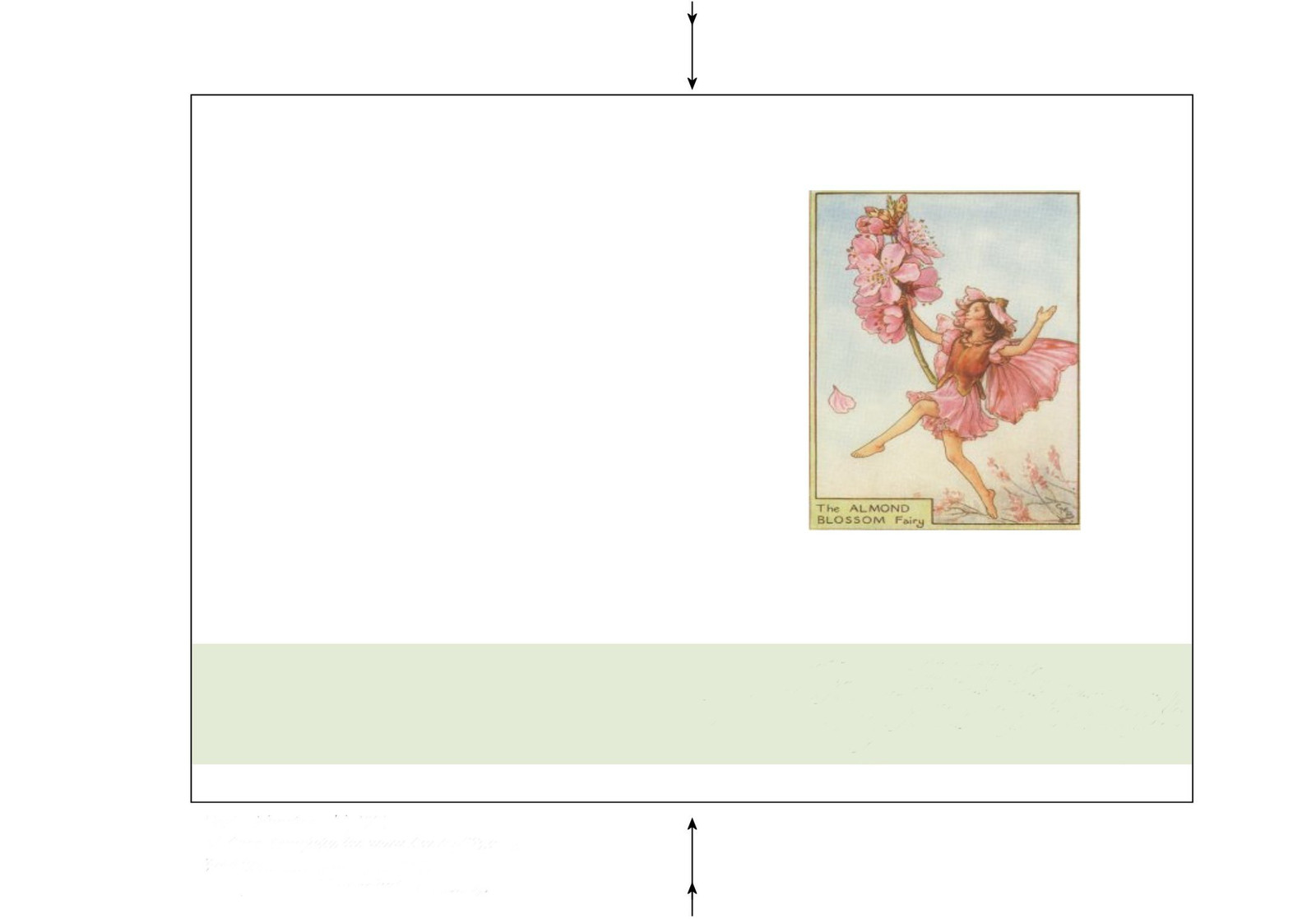 The Almond Blossom Fairy — historic image