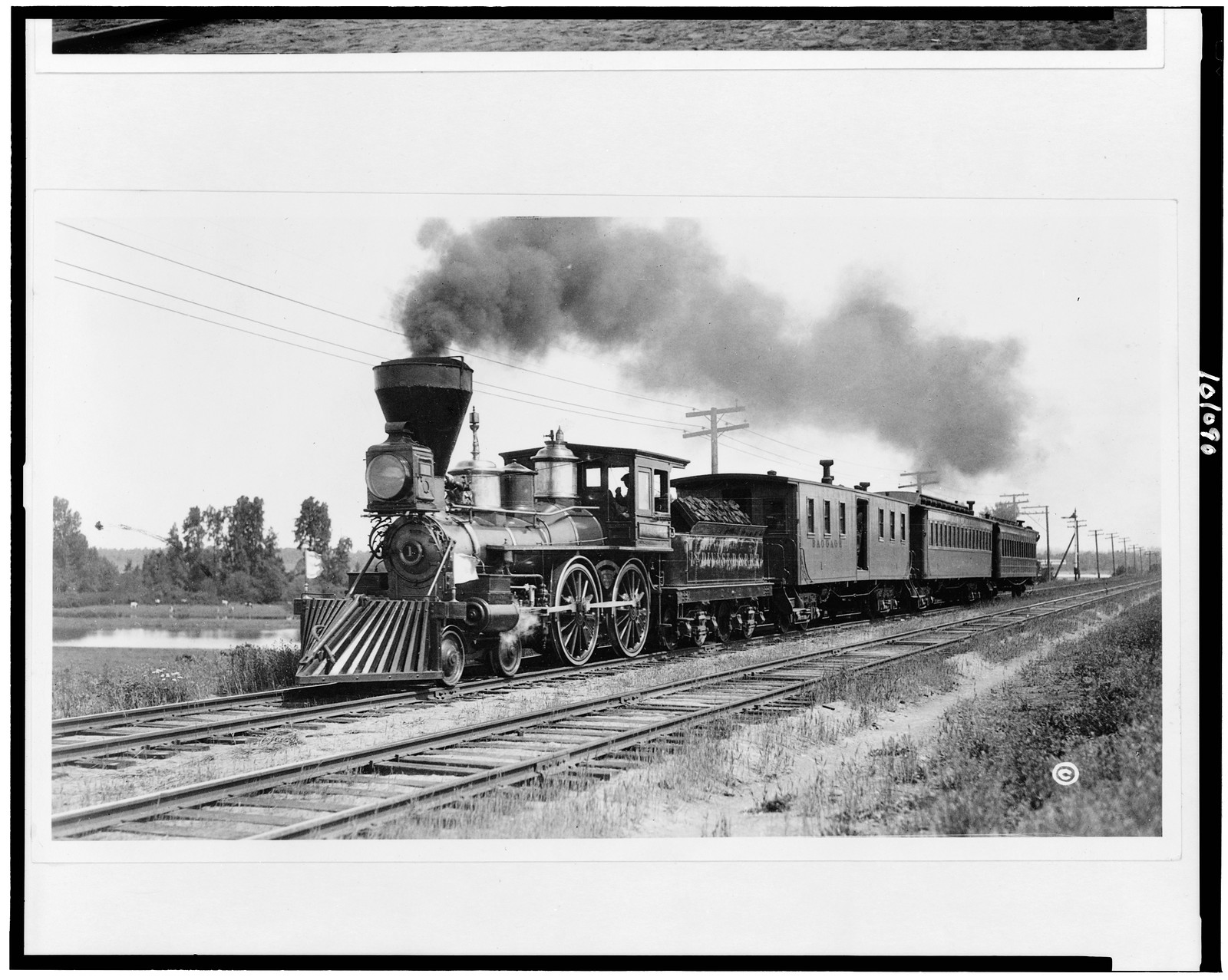 The William Crooks, supposedly the first engine on the Great Northern, c1924. — historic photograph