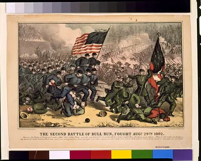 The second battle of Bull Run, fought Augt. 29th 1862.