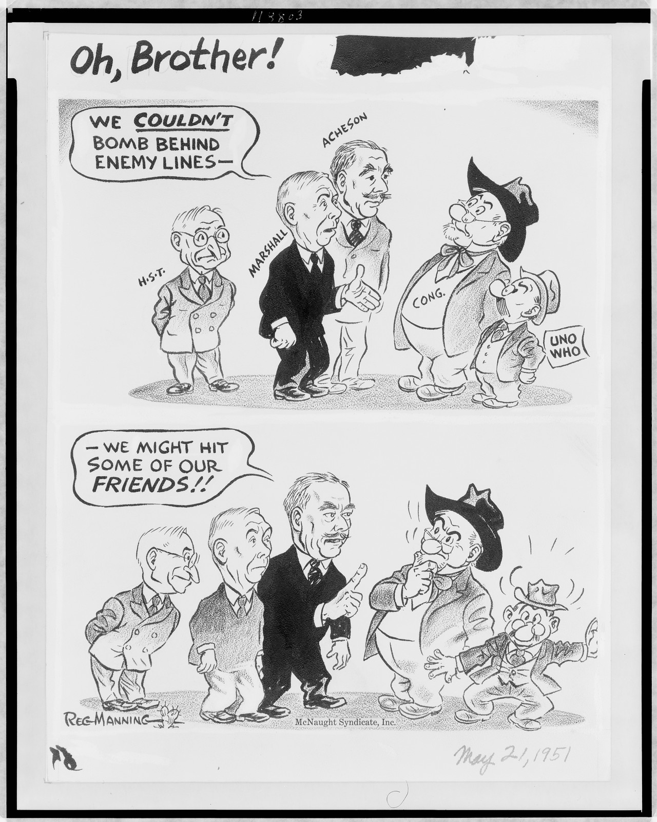 Oh, brother!, 1951 May 21. — historic drawing