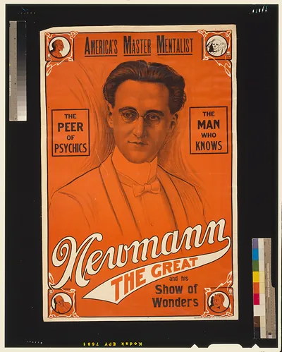America's master mentalist, Newmann the Great and his show of wonders