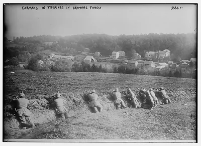 Gers. in trenches in Argonne Forest