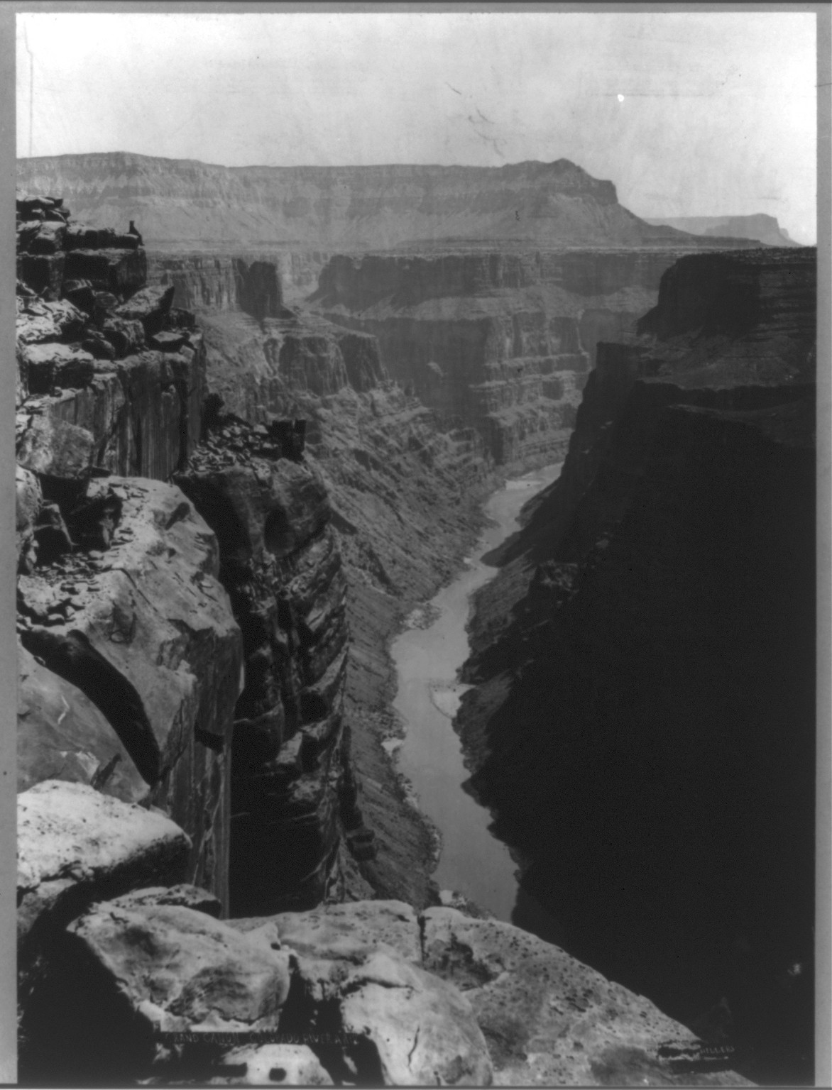 Grand Canyon, Colorado River, Ariz. / Hillers., [1872] — historic photograph