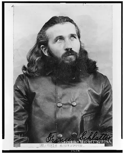 [Francis Schlatter, faith healer, half-length portrait, facing front]