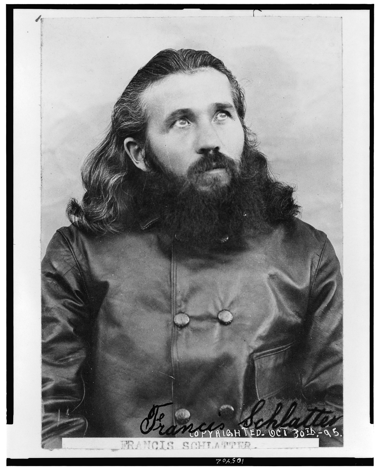 [Francis Schlatter, faith healer, half-length portrait, facing front], c1895. — historic photograph