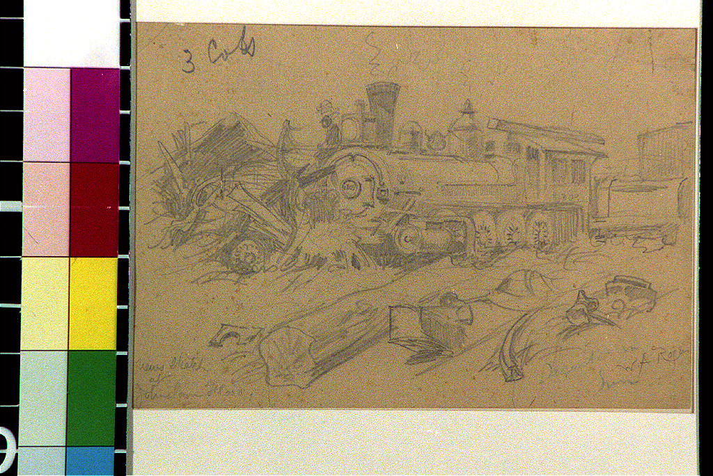 news sketch of johnstown flood — historic image