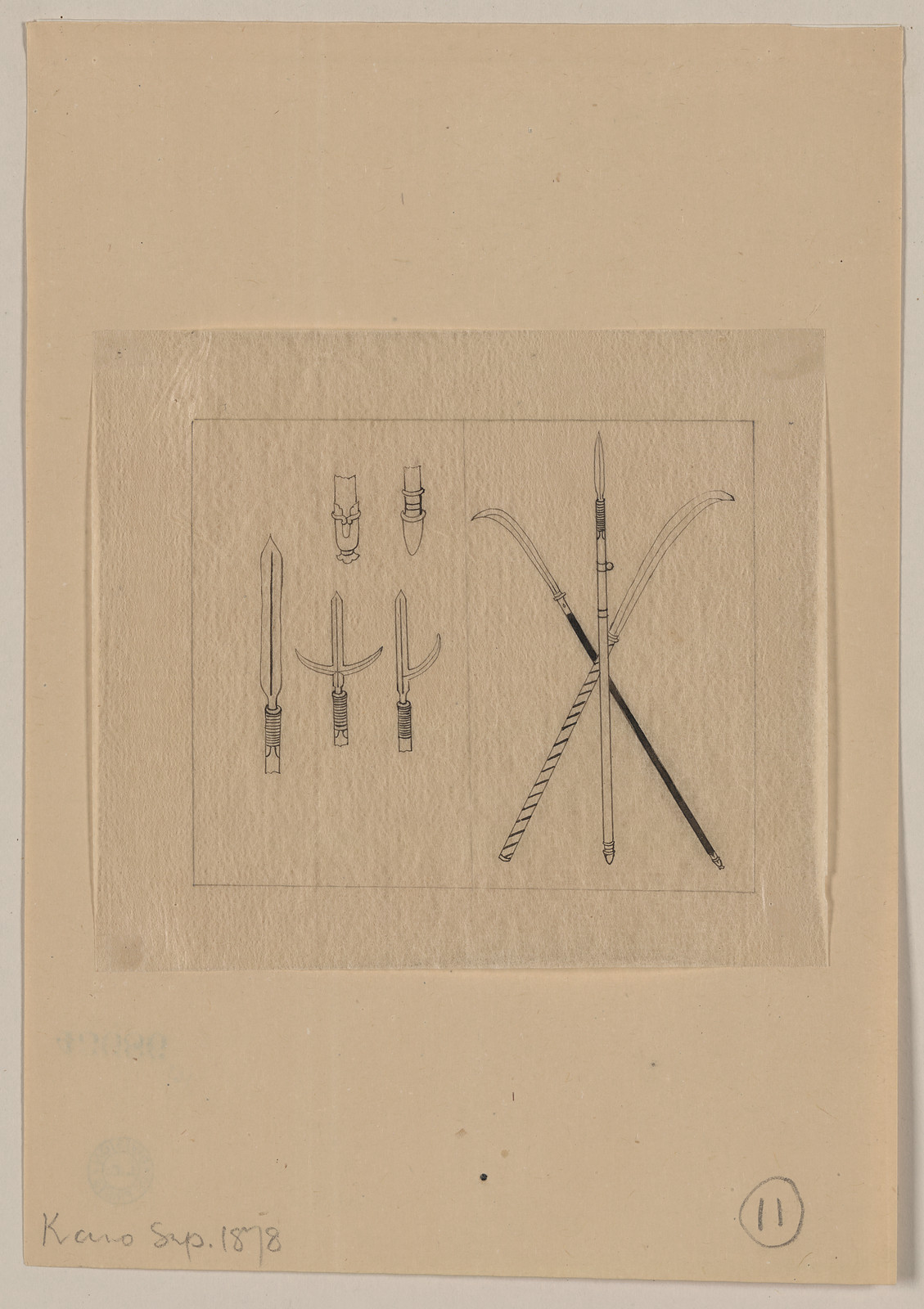 [Japanese drawing], 1750 — historic drawing
