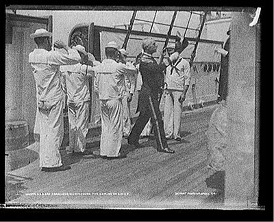 U.S.S. San Francisco, Commodore Fife coming on board