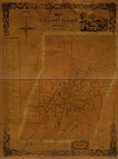 Saratoga Springs, New York, 1850