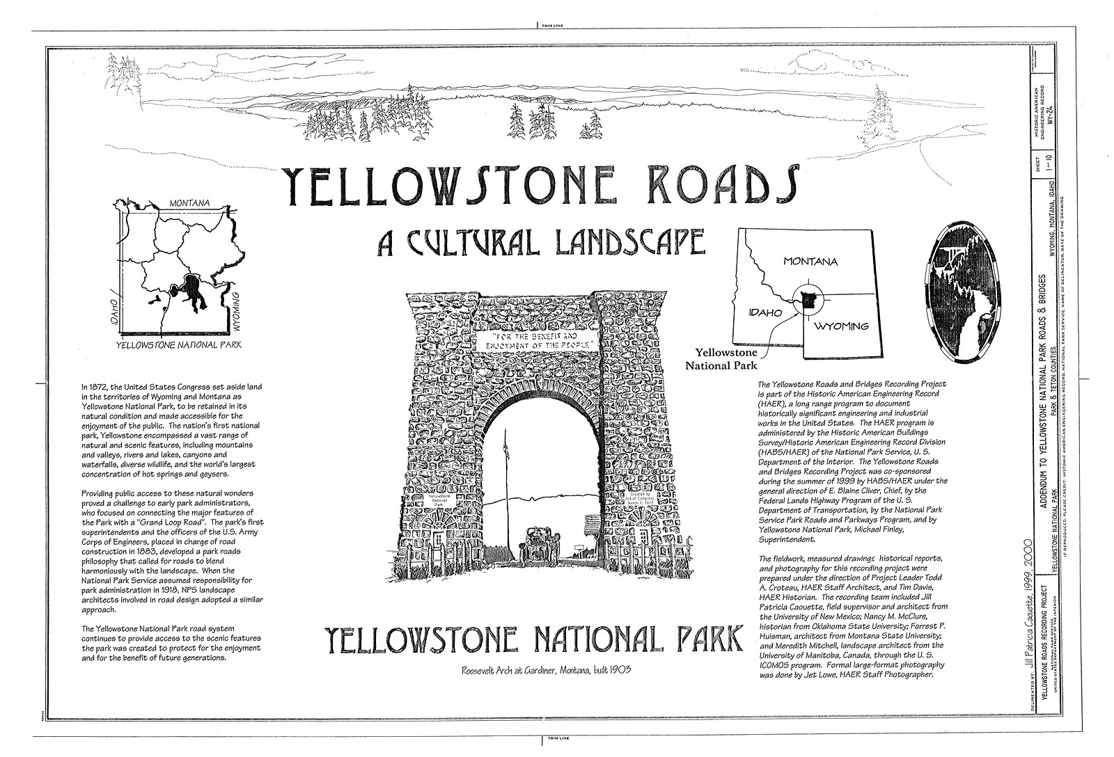 Yellowstone Roads - A Cultural Landscape — historic image