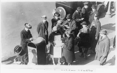 [Test vote on prohibition taken in Washington, D.C., Jan. 12, 1923]