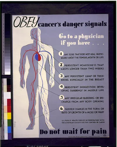 Obey cancer's danger signals Do not wait for pain : Go to a physician if you have [...] / Herzog.