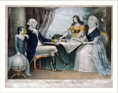 Washington family: Washington his lady & two grandchildren by the name of Custis