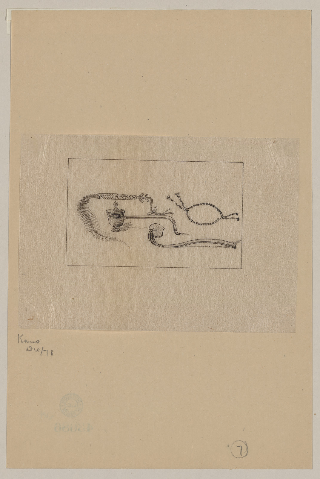 [Japanese drawing], 1750 — historic drawing