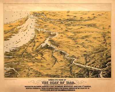 Birds Eye View of the Seat of War